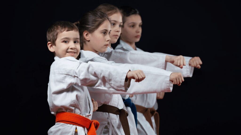 Kids karate class