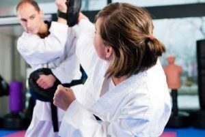 Adult karate school