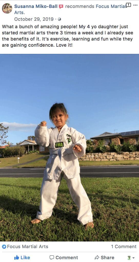 Pre-School Martial Arts Classes Brisbane | Focus Martial Arts