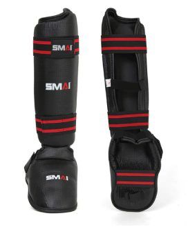 Martial Arts shin guard tournament with removable instep 1