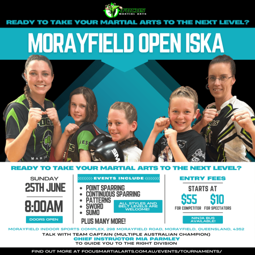 Tournament Morayfield Open ISKA 2023 - Focus Martial Arts
